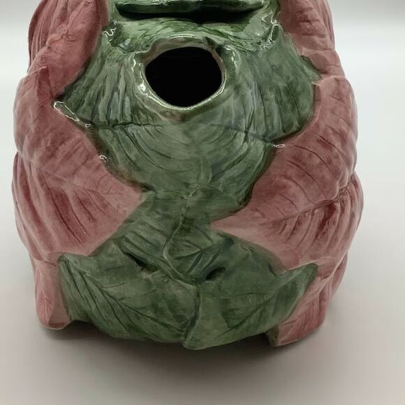 COPY - Omnibus Poinsettia Teapot from Fitz and Floyd tea pot discontinued rare … - Picture 4 of 10